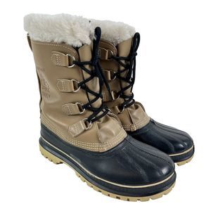 Sorel Men's Buffalo Kaufman Insulated Wool Lined Snow Duck Boots Size 8 Canada